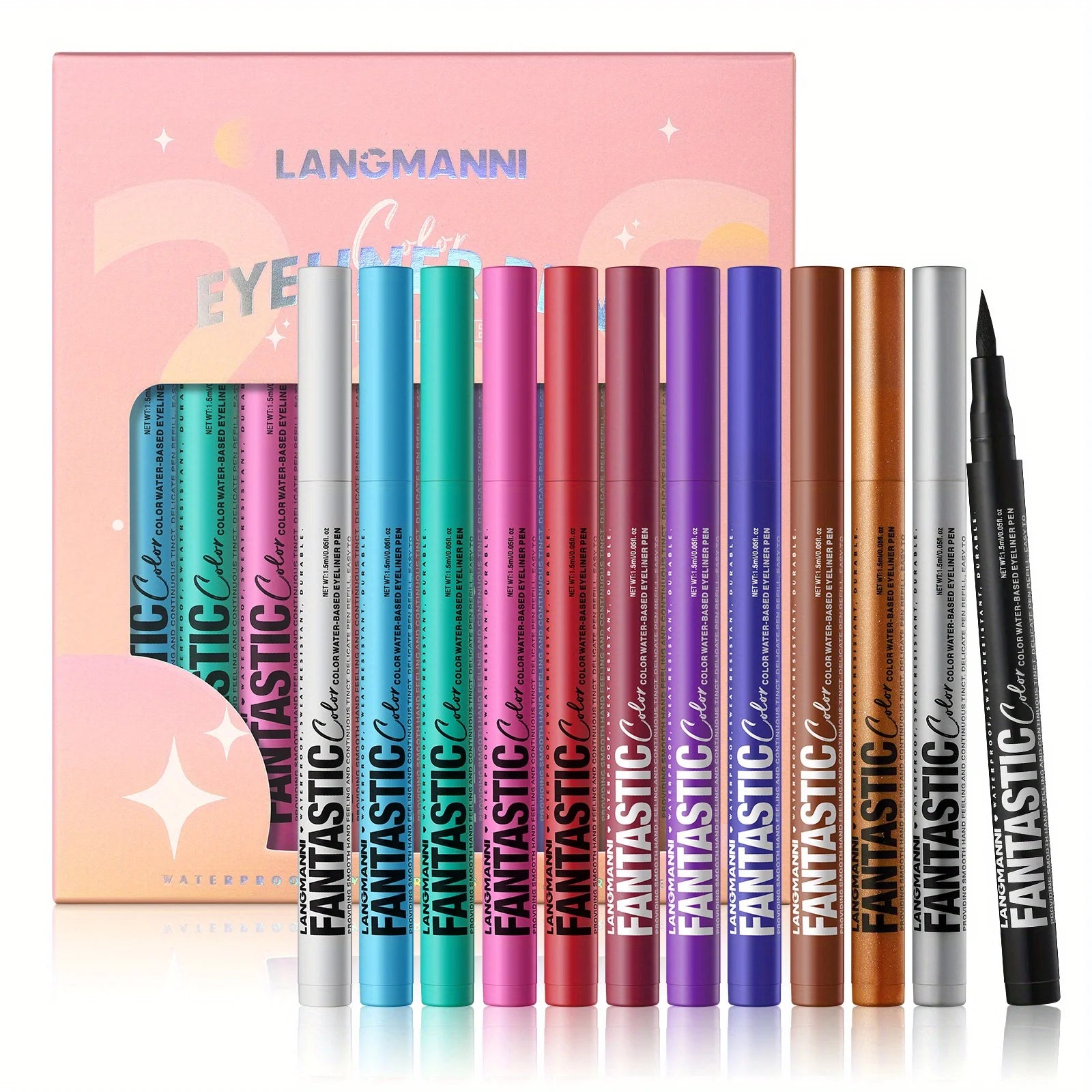 Precision 12-Shade Eyeliner Set