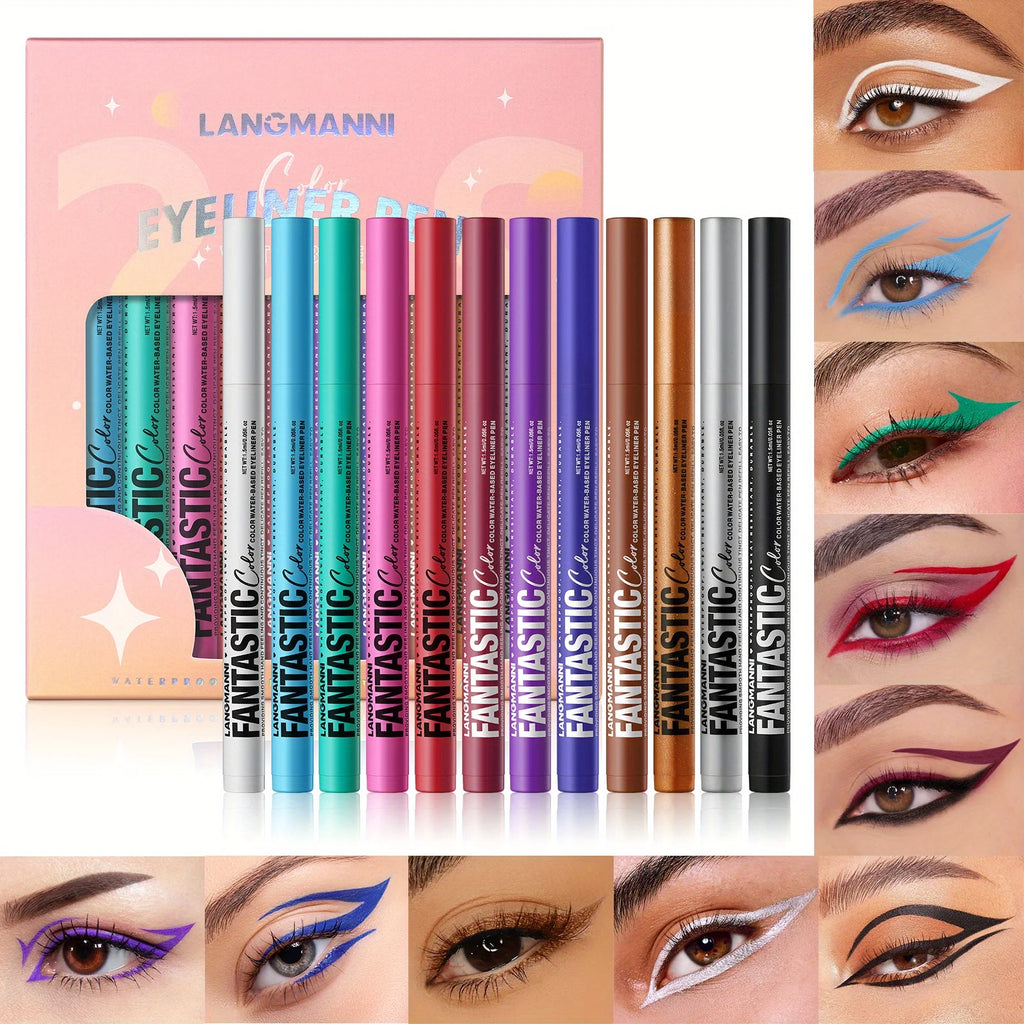 Precision 12-Shade Eyeliner Set