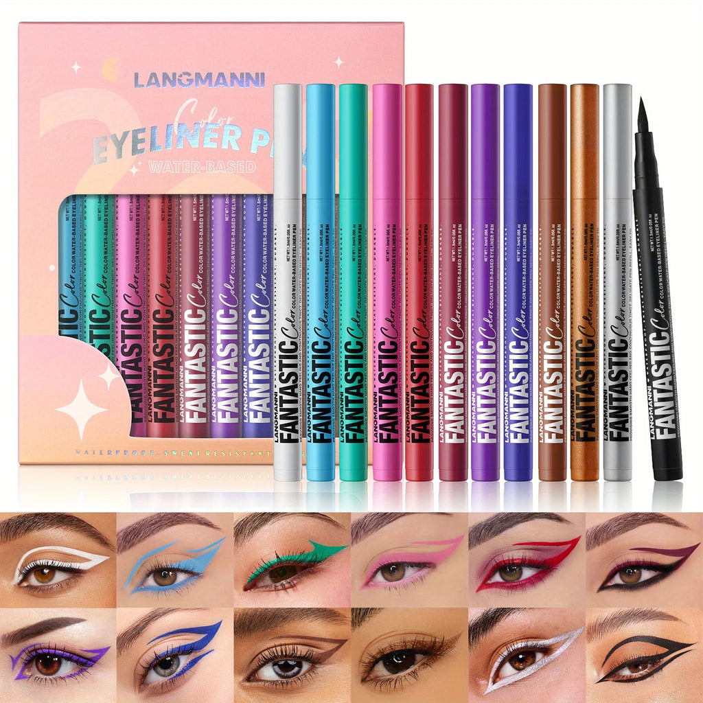 Precision 12-Shade Eyeliner Set