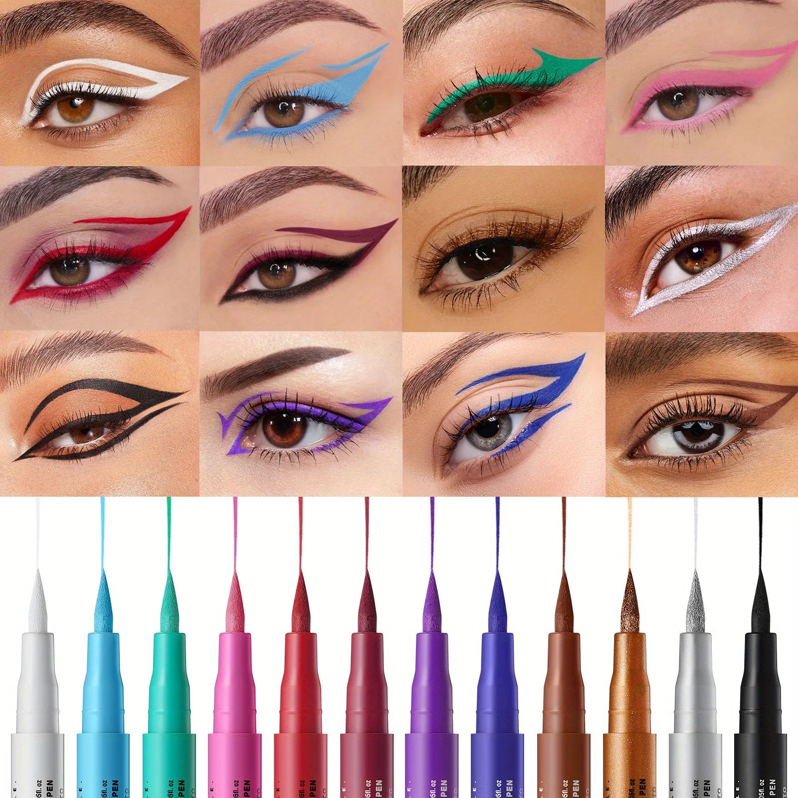 Precision 12-Shade Eyeliner Set