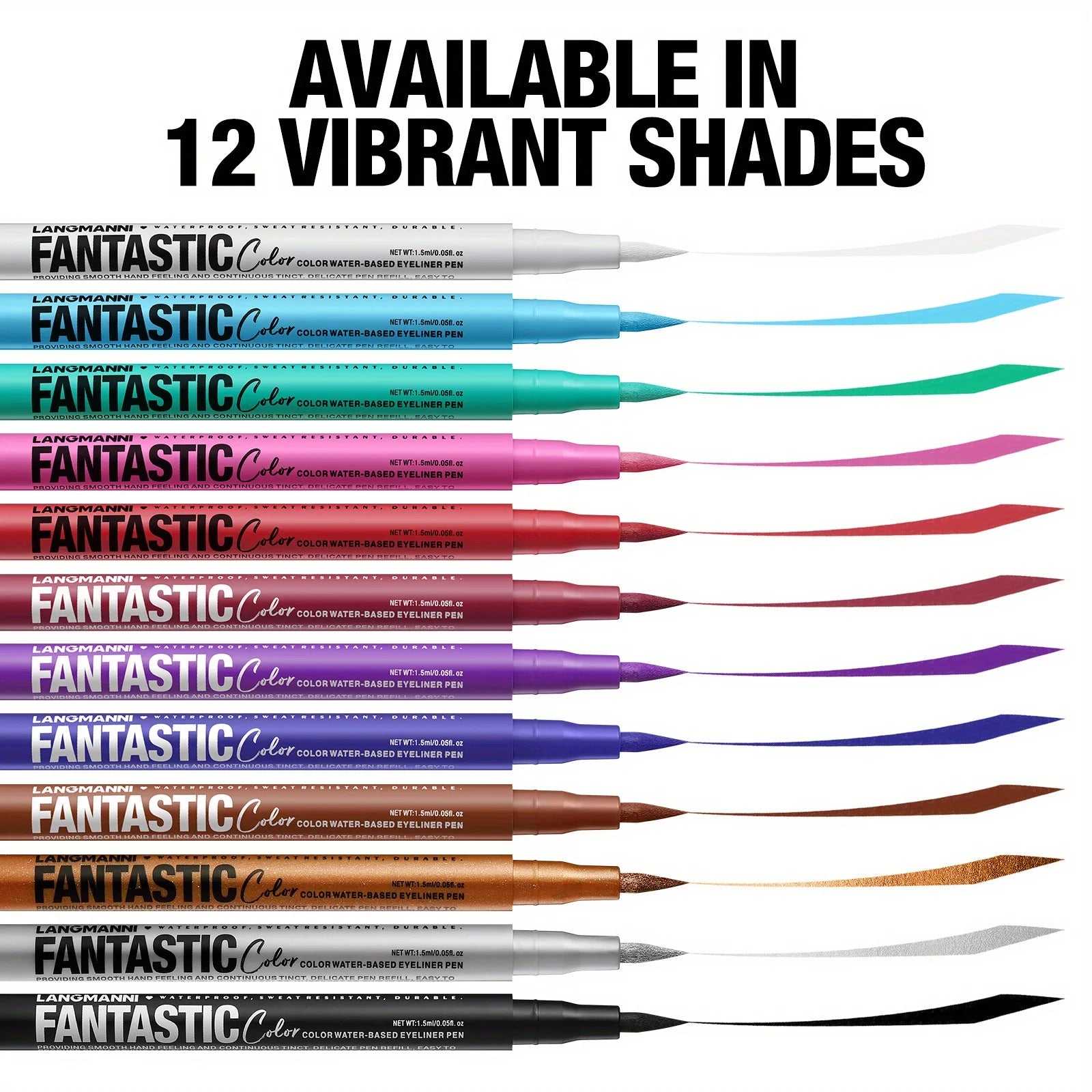 Precision 12-Shade Eyeliner Set